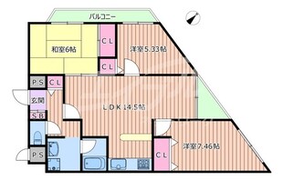 レスカーラ緑地公園の物件間取画像